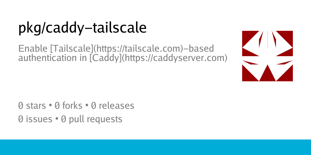 pkg/caddy-tailscale: Enable [Tailscale](https://tailscale.com)-based ...
